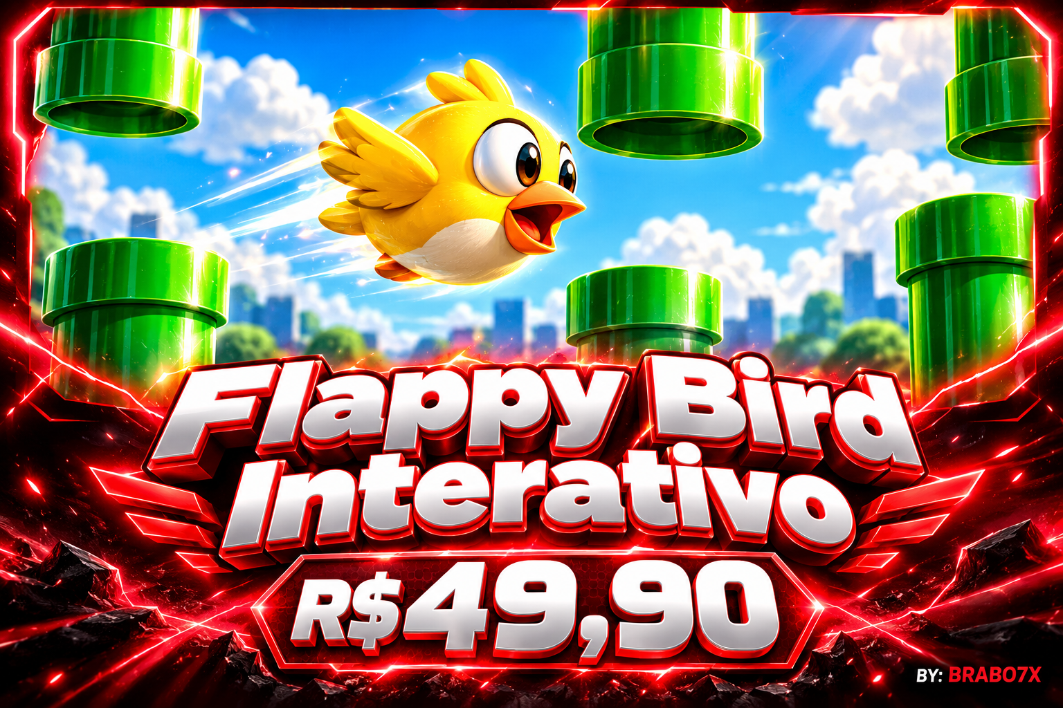 Flappy Bird Interativo — R$49,90 — BY: BRABO7X